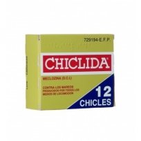 CHICLIDA 25MG, 12 CHICLES...