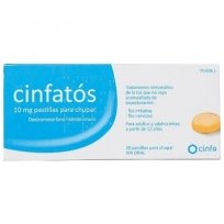CINFATOS 10MG PASTILLAS...